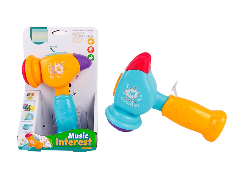 HAMMER W/MUSIC & LIGHT INCLUDE BATTERY(2AAA) - HP1150900