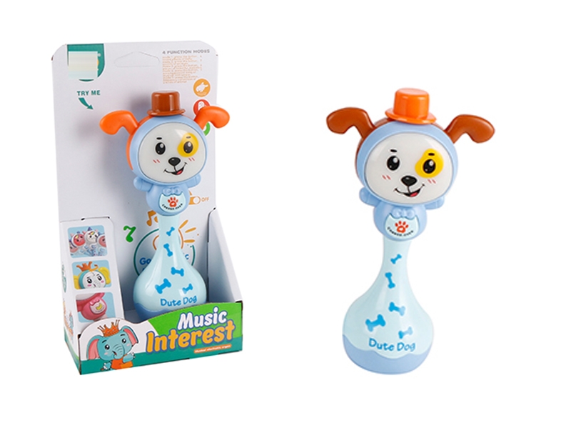 DOG SHAKE STICK W/MUSIC & MUSIC INCLUDE BATTERY(3AG13) - HP1150903