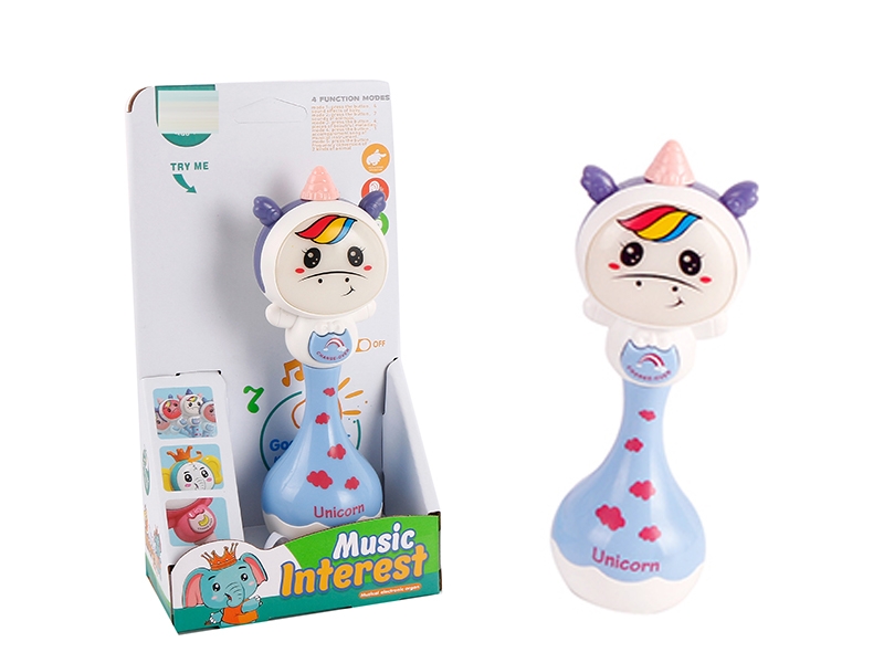 UNICORN SHAKE STICK W/MUSIC & MUSIC INCLUDE BATTERY(3AG13) - HP1150908