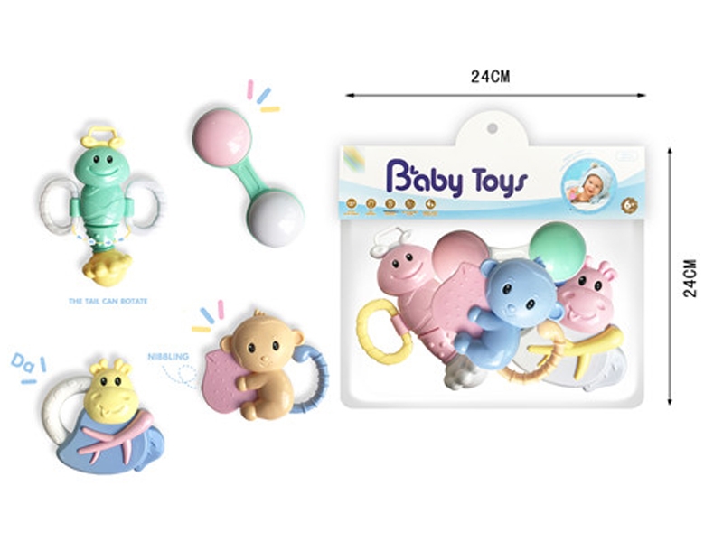BABY RATTLE 4PCS - HP1151141