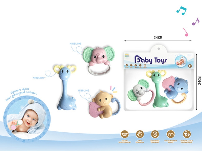 BABY RATTLE 3PCS - HP1151146