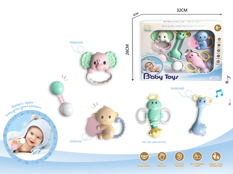 BABY RATTLE 5PCS - HP1151154