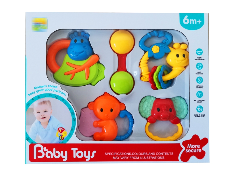 BABY RATTLE 5PCS - HP1151167