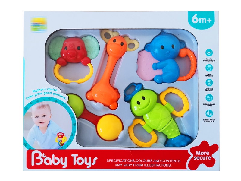 BABY RATTLE 5PCS - HP1151170