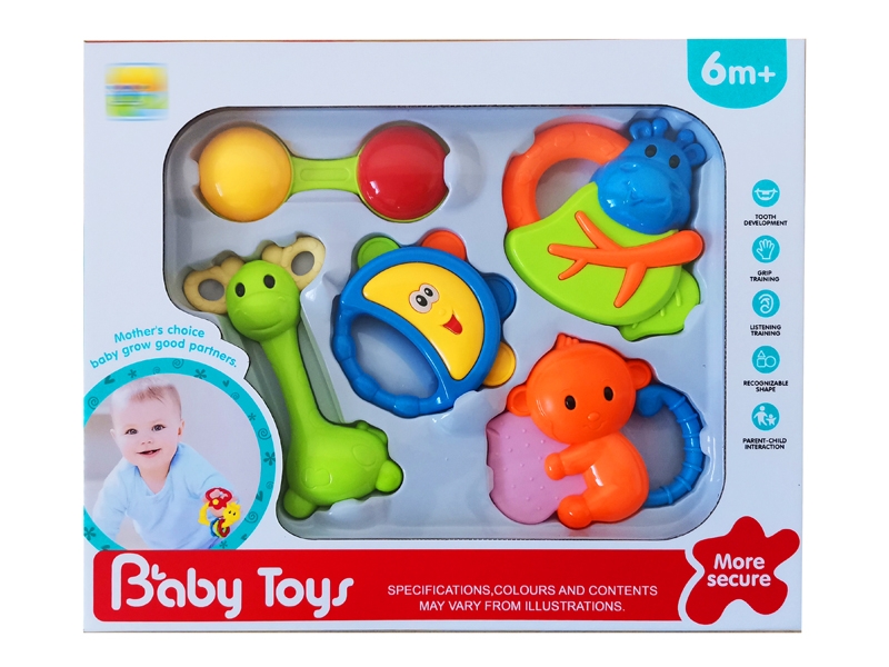 BABY RATTLE 5PCS - HP1151171