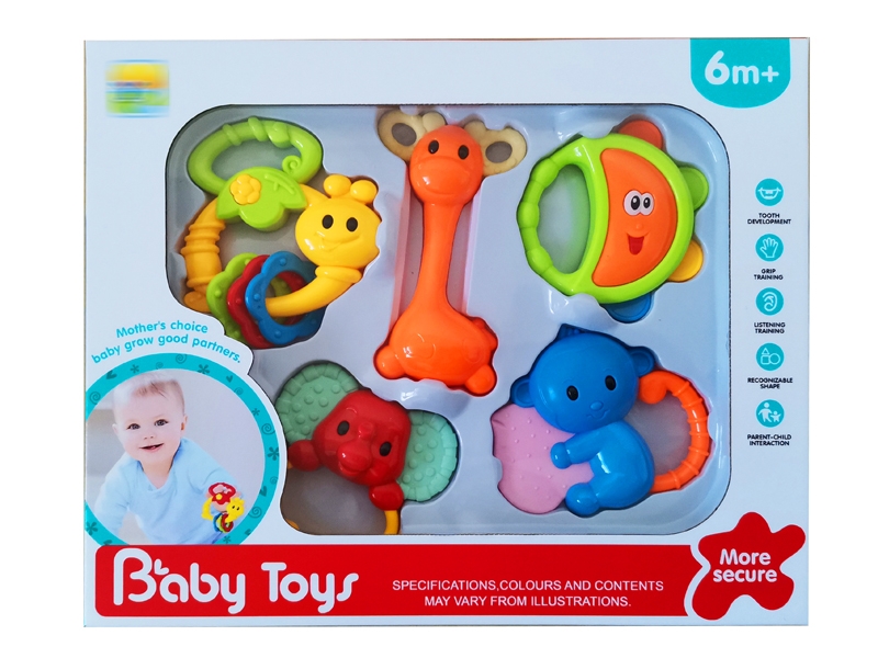 BABY RATTLE 5PCS - HP1151172