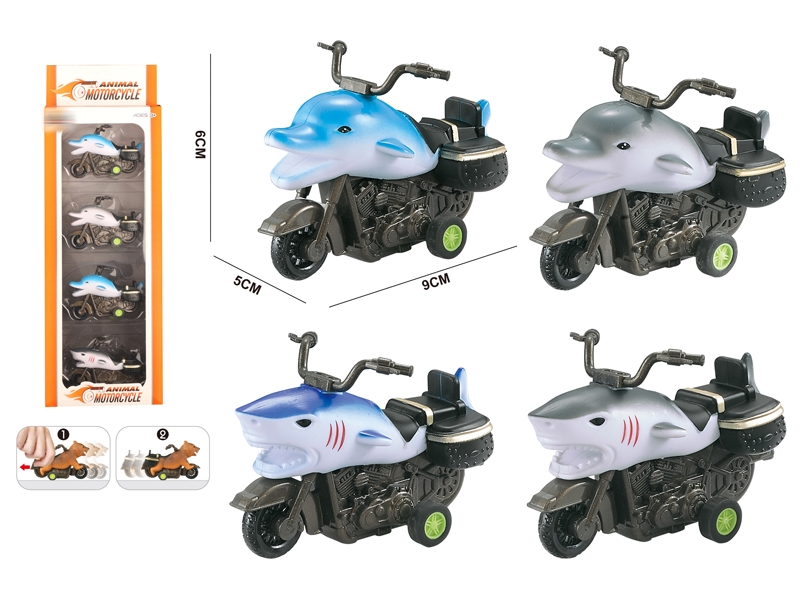 PULL BACK MOTORCYCLE,4ASST - HP1152327