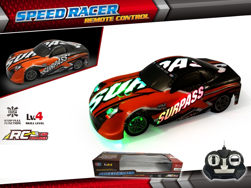 1:20 4 FUNCTION  R/C CAR W/LIGHT - HP1152605