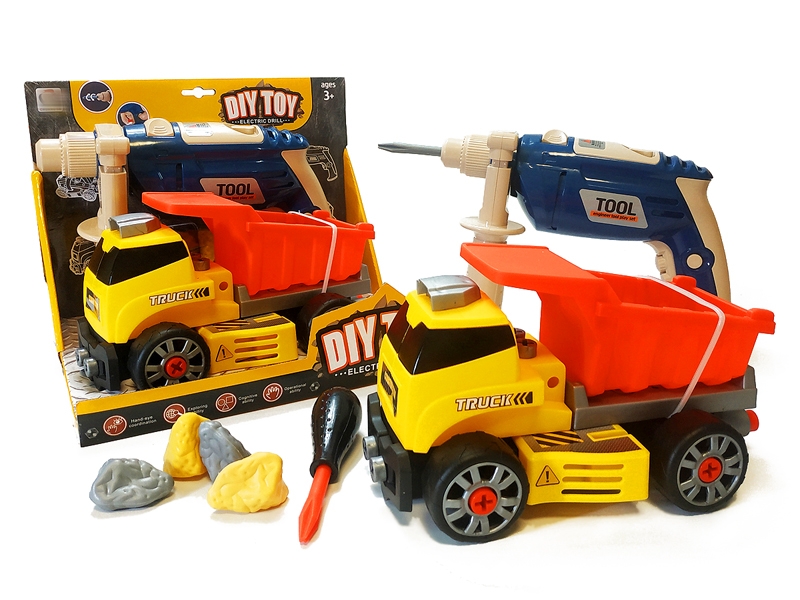 ASSEMBLE FREE WAY CONSTRUCTION CAR W/MOTOR DRILL - HP1152664