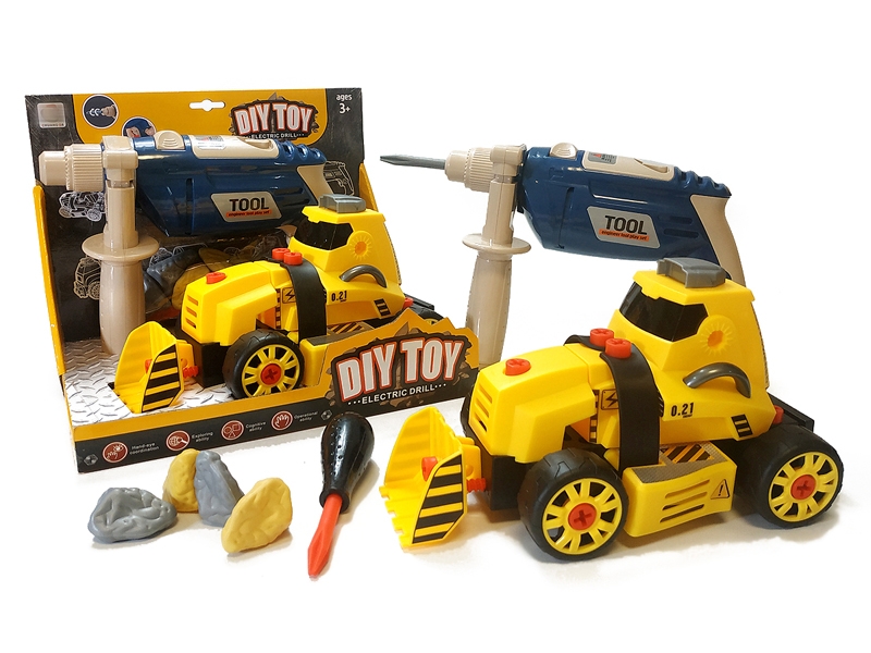 ASSEMBLE FREE WAY CONSTRUCTION CAR W/MOTOR DRILL - HP1152666