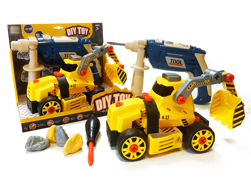 ASSEMBLE FREE WAY CONSTRUCTION CAR W/MOTOR DRILL - HP1152667