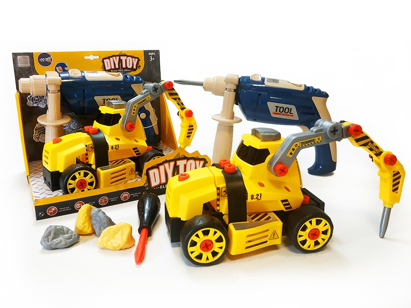 ASSEMBLE FREE WAY CONSTRUCTION CAR W/MOTOR DRILL - HP1152668