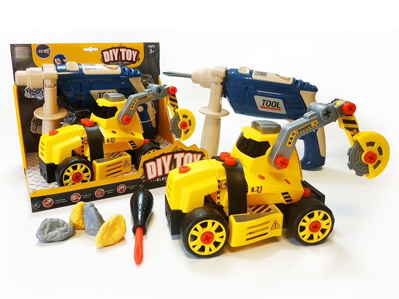 ASSEMBLE FREE WAY CONSTRUCTION CAR W/MOTOR DRILL - HP1152669