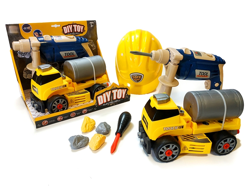 ASSEMBLE FREE WAY SANITATION CAR W/MOTOR DRILL & HAT - HP1152671