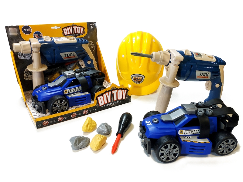 ASSEMBLE FREE WAY CAR W/MOTOR DRILL & HAT - HP1152678