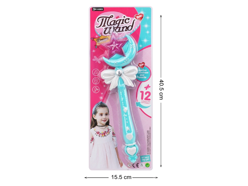 MAGIC STICKS W/LIGHT & MUSIC,PINK/GREEN - HP1153110