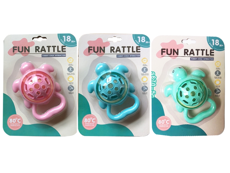 BABY RATTLE PINK/BLUE/GREEN - HP1153172