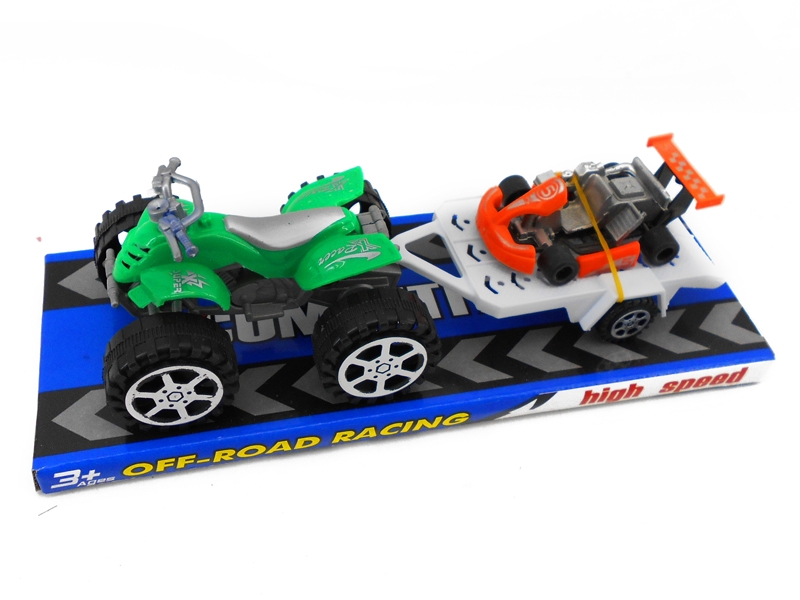 FRICTION TRUCK W/FREE WAY CAR - HP1153305