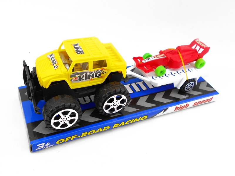 FRICTION TRUCK W/FREE WAY CAR - HP1153309
