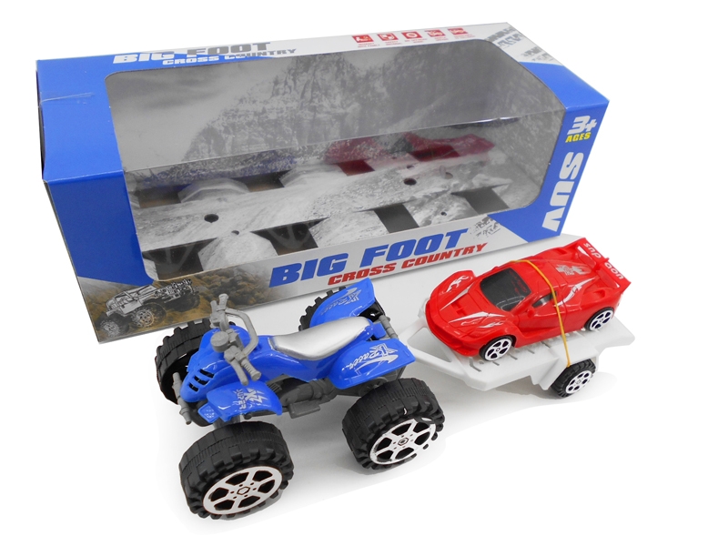 FRICTION MOTORCYCLE W/FREE WAY CAR - HP1153318