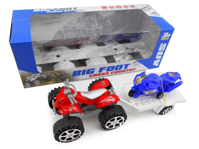 FRICTION MOTORCYCLE W/FREE WAY CAR - HP1153319