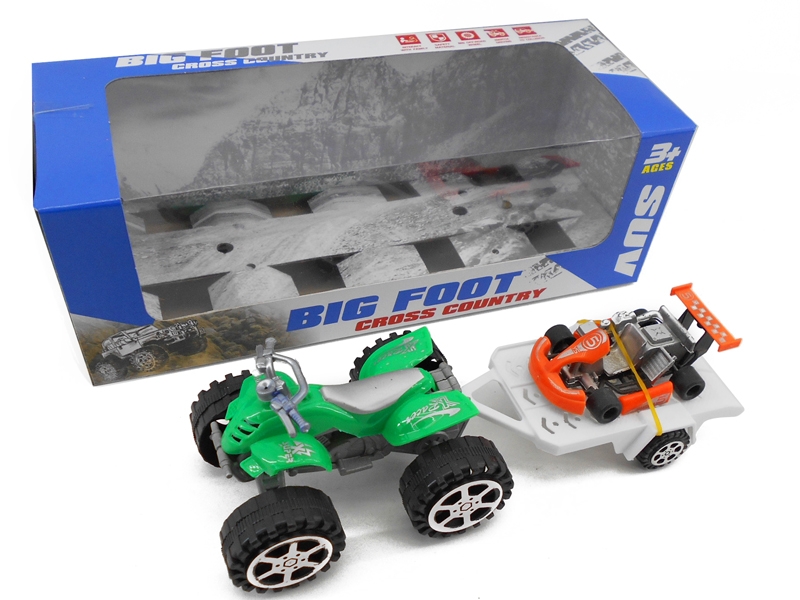 FRICTION TRUCK W/FREE WAY CAR - HP1153332