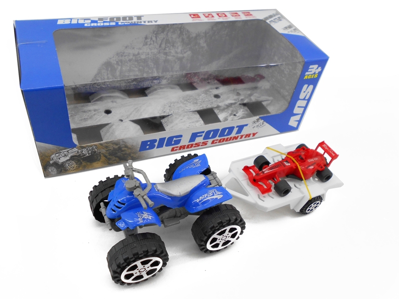 FRICTION TRUCK W/FREE WAY CAR - HP1153334
