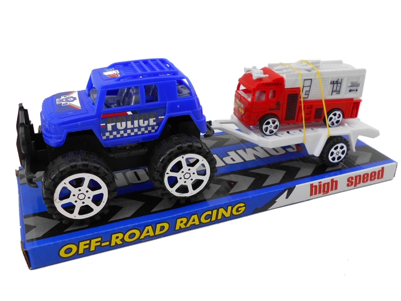 FRICTION TRUCK W/FREE WAY CAR - HP1153343