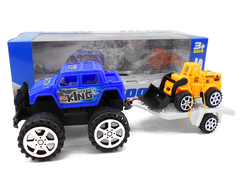 FRICTION TRUCK W/FREE WAY CAR - HP1153363
