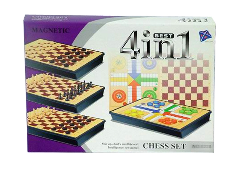 4 IN 1 MAGNETIC CHESS GAME - HP1153826