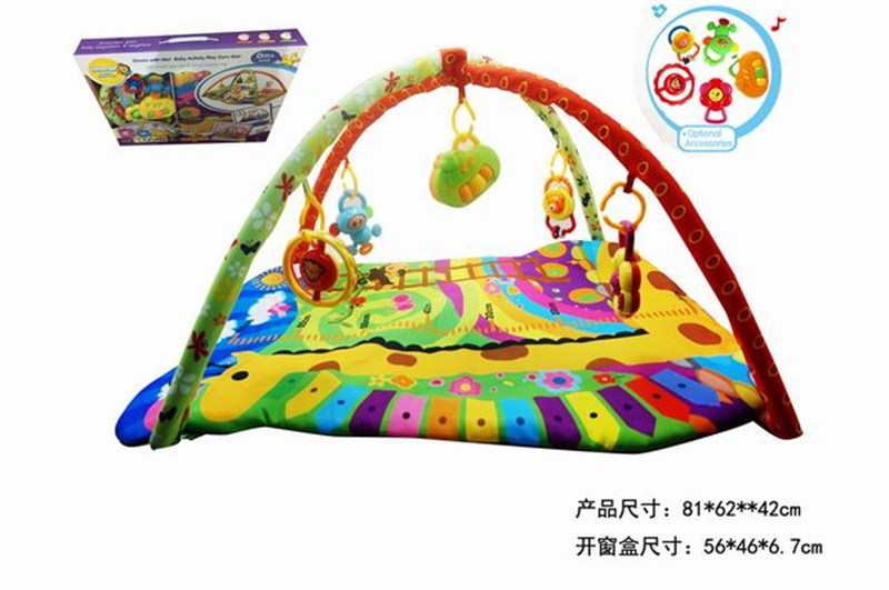 GIRAFFE  CRAWLING CARPET GYM WITH MUSIC BOX - HP1154083