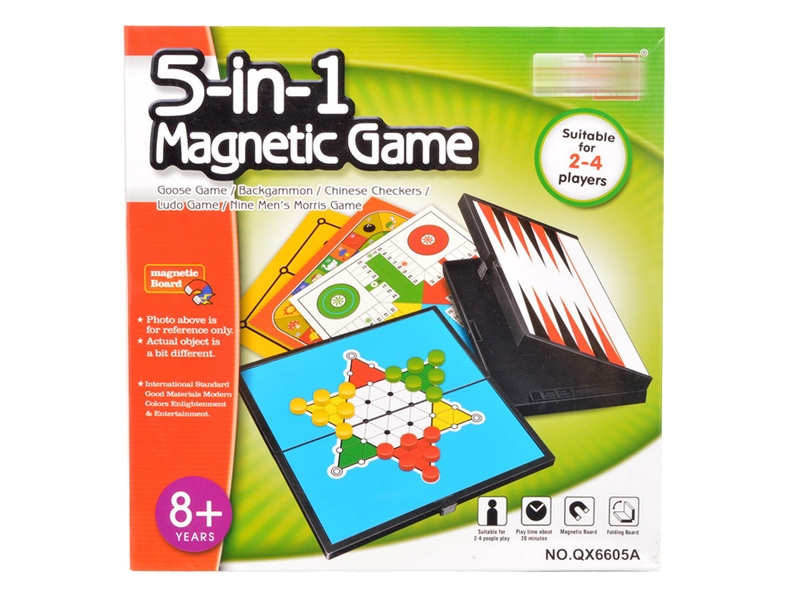 5 IN 1 MAGNETIC CHESS GAME - HP1154357