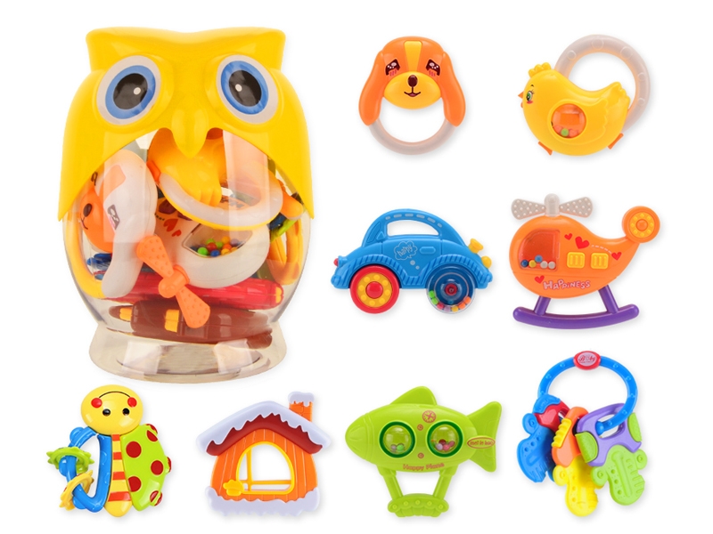 BABY RATTLE 8PCS - HP1155083