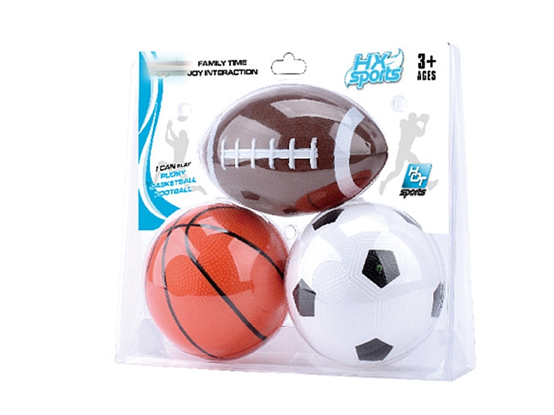 BASKETBALL+FOOTBALL+RUGBY BALL SET 3PCS - HP1155336