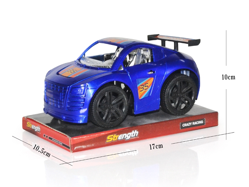 FRICTION CAR,2ASST,RED/BLUE - HP1155525