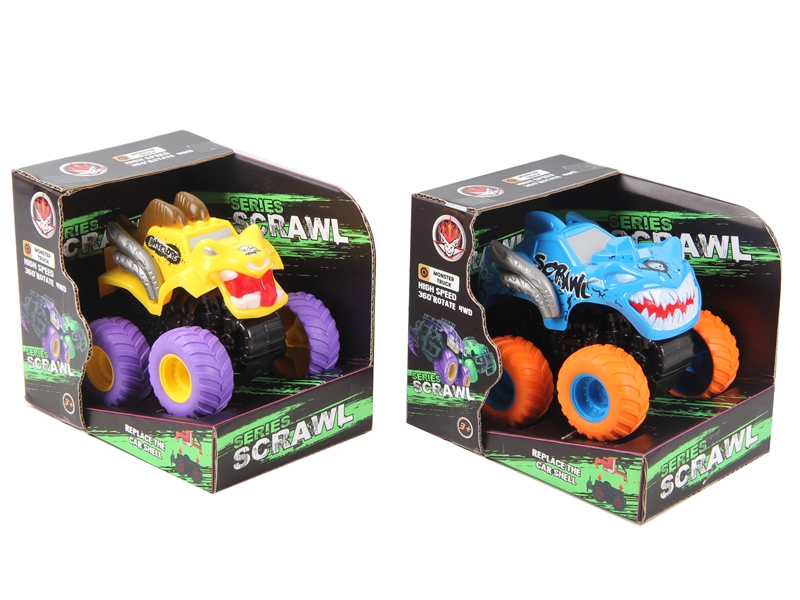 FRICTION CAR，BLUE/YELLOW - HP1155573