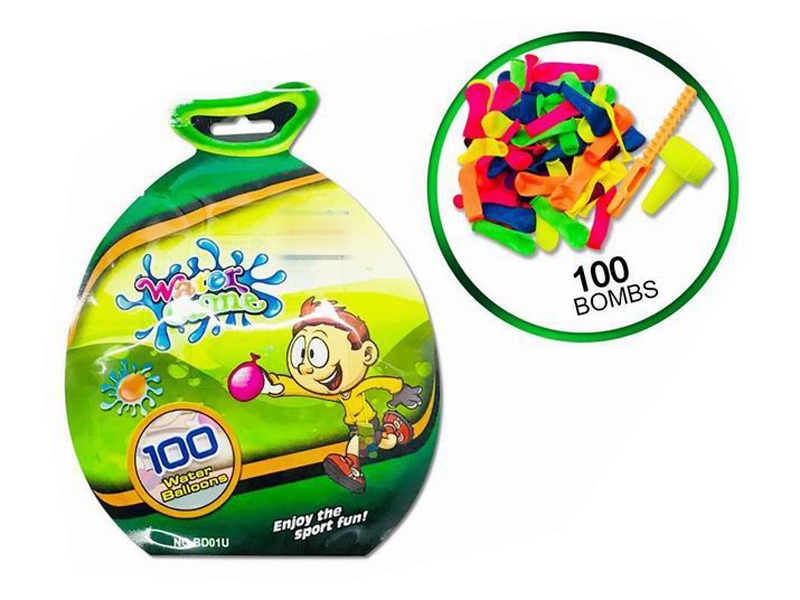 WATER BOMB TEAM SET W/100 PCS WATER BOMB - HP1155879