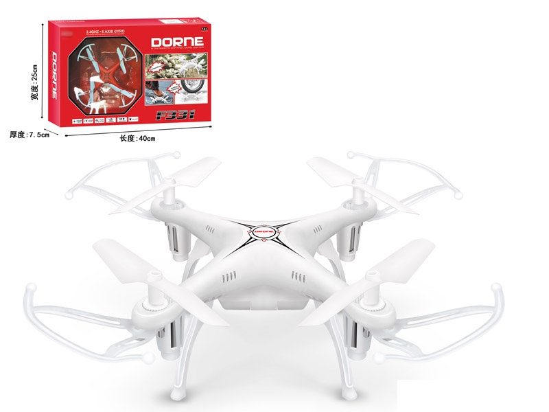 4-AXIS R/C QUAD-COPTER W/USB,RED/BLACK/WHITE/BLUE,INCLUDED BATTERY - HP1155916
