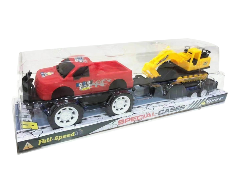 FRICTION TRUCK /W FREE WAY CAR - HP1155955