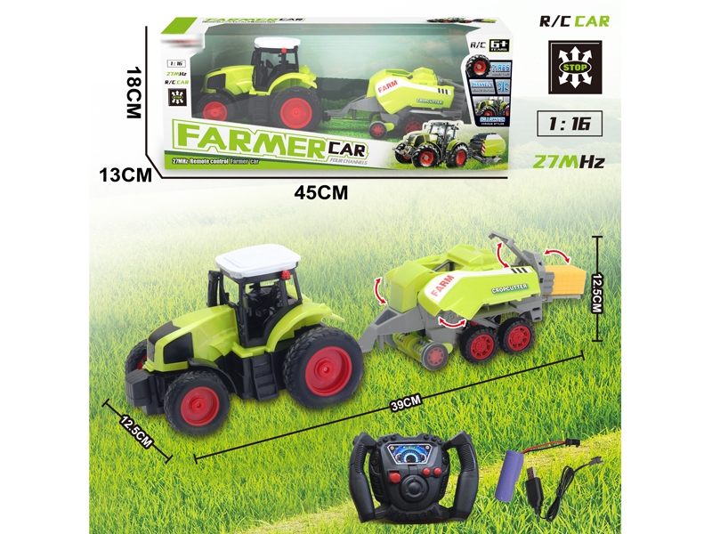 1:16 4 FUNCTION R/C FARMER TRUCK W/USB,INCLUDED BATTERY - HP1156514
