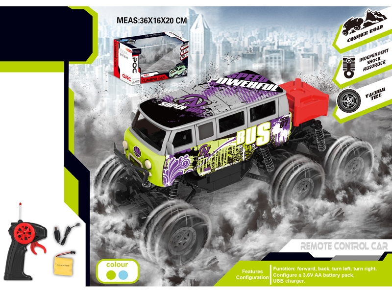 1:18 4 FUNCTION R/C CAR W/LIGHT & USB,INCLUDED BATTERY - HP1156598
