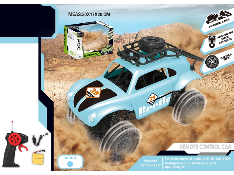 1:18 4 FUNCTION R/C CAR W/LIGHT & USB,INCLUDED BATTERY - HP1156607