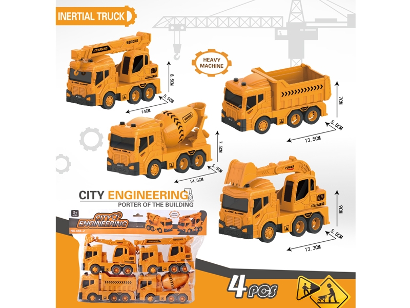 FRICTION CONSTRUCTION CAR 4ASST - HP1156789