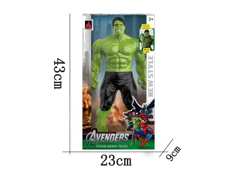 43CM HULK W/LIGHT & MUSIC - HP1156832
