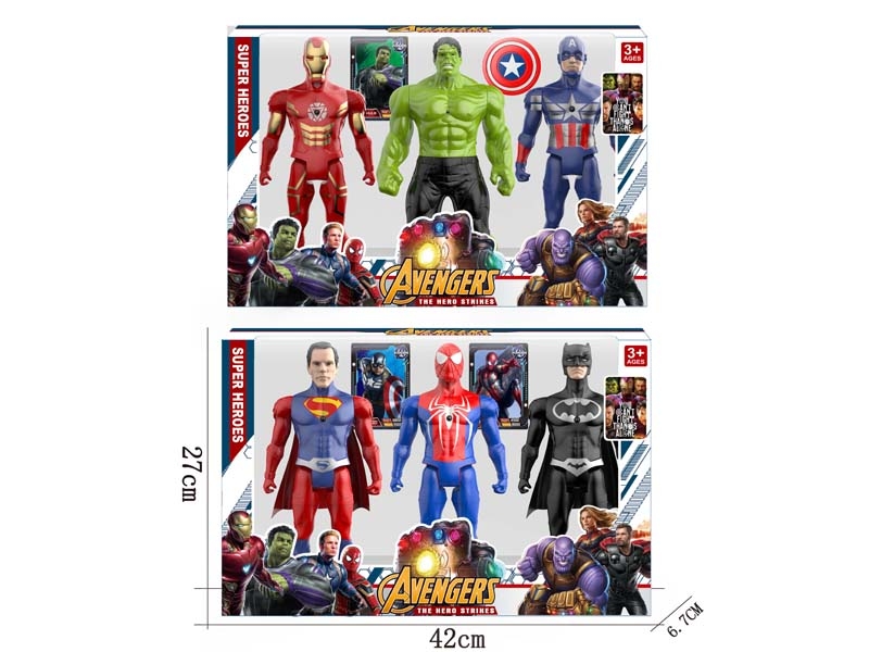 27CM AVENGERS SET 3PCS - HP1156841