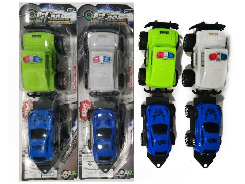 FRICTION CAR W/FREE WAY CAR 2 COLOR - HP1156902