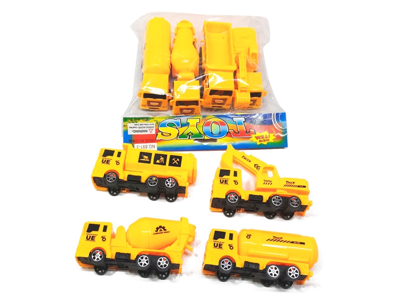 FREE WAY CONSTRUCTION CAR，4ASST - HP1156913