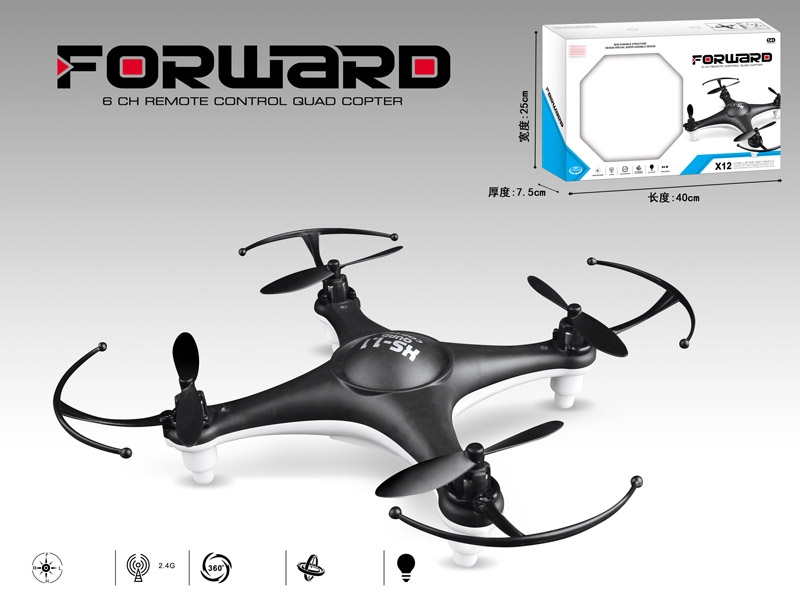 4-AXIS R/C QUAD-COPTER W/USB,RED/BLACK/WHITE/BLUE,INCLUDED BATTERY - HP1157061