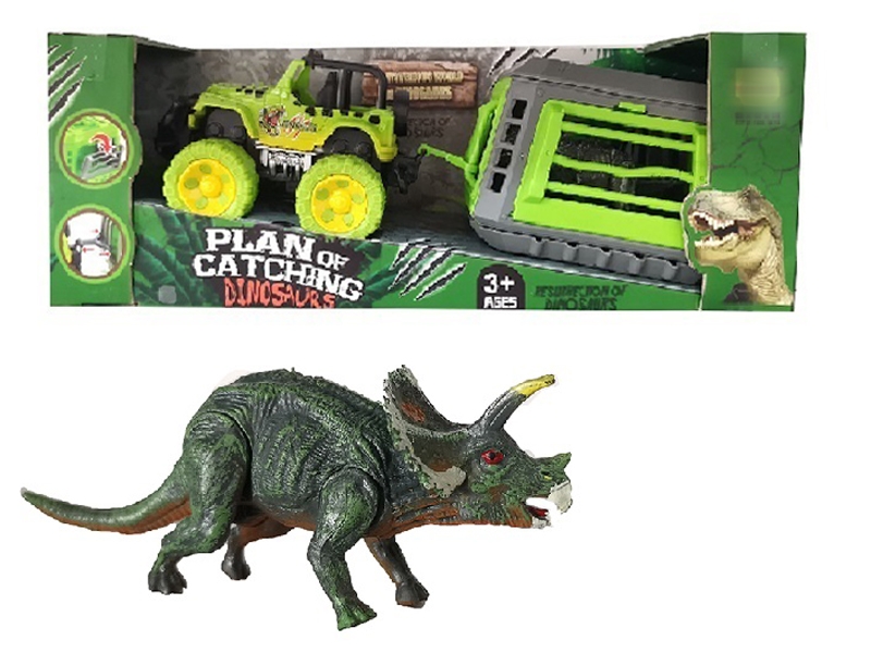 FRICTION CAR W/TRICERATOPS - HP1157488
