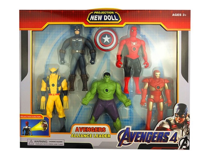 AVENGERS SET W/PROJECTION，5PCS - HP1157680